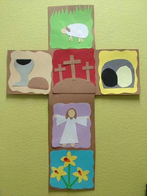 Easter Bible Crafts, Easter Diy Kids, Easter Sunday School, Children's Church Crafts, Easter Preschool, Sunday School Crafts For Kids, Religious Crafts, Christian Crafts, Bible Crafts For Kids