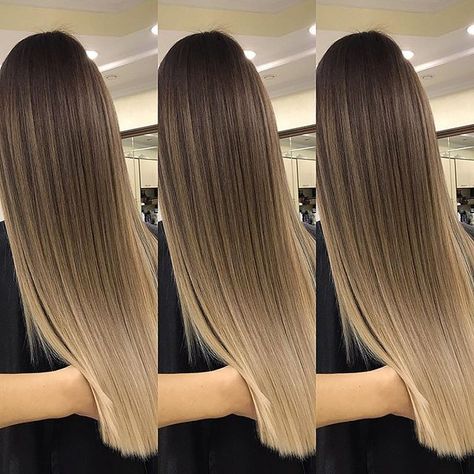 Babylights Hair, Balayage Straight, Balayage Straight Hair, Brown Ombre Hair, Hair Ombre, Diy Hair Mask, Brown Hair Balayage, Ombre Hair Color, Long Blonde