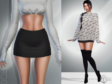 The Sims Resource - Cotton Mini Skirt [SET] DO070 Sims 4 Cc Black Mini Skirt, Ts4 Mini Skirt, Sims 4 Cc Micro Skirt, Skirt Cc Sims 4, Sims 4 Mini Skirt Cc, Sims 4 Cc Mini Skirt, Sims 4 Mini Skirt, Sims 4 Skirt Cc, Sims 4 Skirt