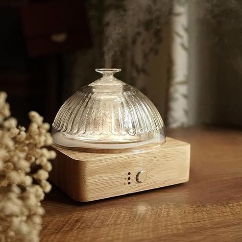 Glass Oil Diffuser, Office Yoga, Mist Diffuser, Cool Mist Humidifier, Mood Light, Glass Diffuser, Aromatherapy Diffusers, Aroma Diffuser, Glass Dome