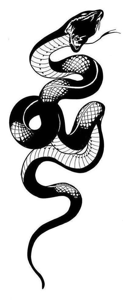 Snake Flash Art, Black Work Snake Tattoo, Snake Tattoo Japanese Style, Snake Tattoo Old School Black, Black Snake Drawing, Snake Pattern Drawing, Japan Art Tattoo, Snake Stencil, Tattoo Cobra