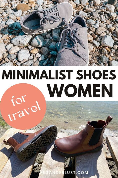 Ever wondered why minimalist shoes should be a staple in your travel bag? This detailed guide breaks down the benefits of the best minimalist shoes for women, from promoting natural foot movement to being incredibly space-efficient in your luggage. Plus, get insider tips on choosing the perfect pair for your next adventure. Minimalist travel just got a whole lot easier – and stylish! Travel Shoes Women, Minimalist Travel Wardrobe, Best Shoes For Travel, Best Barefoot Shoes, Carry On Packing Tips, Minimalist Packing, Best Travel Backpack, Carry On Packing, Minimalist Travel