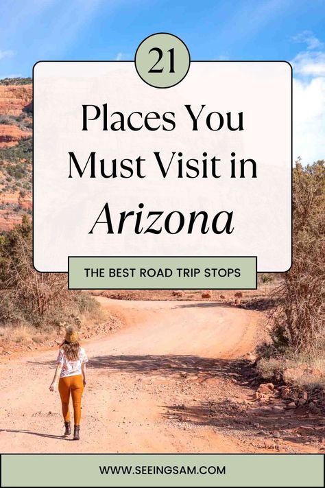 Use this guide to help you plan the best Arizona road trip itinerary, listing top attractions, National Parks, scenic towns, and iconic sights with itinerary suggestions for a 5-14 day road trip through Arizona. Arizona Trip Itinerary, Arizona National Parks Road Trip, Arizona Road Trip Itinerary, Arizona Itinerary, Petrified Forest National Park, Arizona Vacation, Arizona Road Trip, National Park Road Trip, Usa Travel Guide