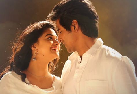 Keerthy Suresh and Sivakarthikeyan for Remo Love Couple Images Hd, Photo Romance, Romantic Love Pictures, Sivakarthikeyan Wallpapers, Tender Kiss, Cute Movie Scenes, Image Couple, Romantic Couple Images, Samantha Pics