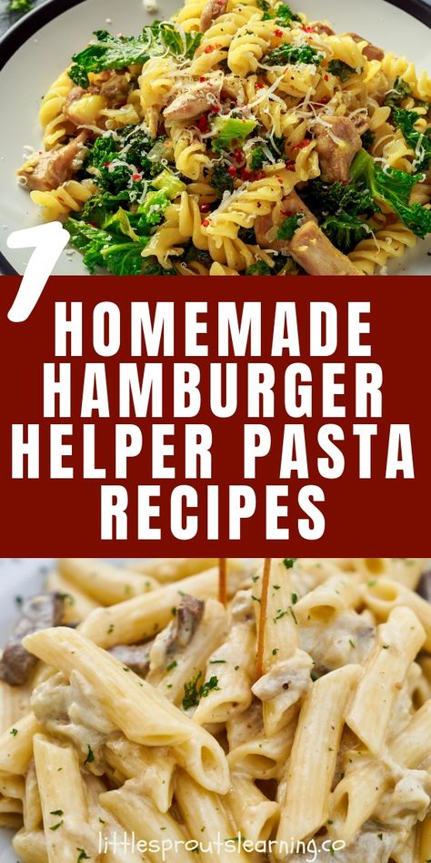 Healthy Hamburger, Daycare Meals, Steak And Broccoli, Hamburger Helper Recipes, Easy Pasta Dinner, Homemade Hamburger, Homemade Hamburgers, Veggie Pasta, Hamburger Helper