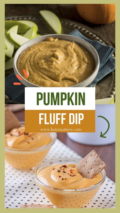 This easy Pumpkin Fluff Dip is the perfect Fall party appetizer! Sweet and creamy Pumpkin Fluff Dip made with pumpkin puree, vanilla pudding, warm spices, and whipped topping. It takes just minutes to make and seconds to disappear! #pumpkinfluffdipwithcreamcheese #pumpkinfluffdipweightwatchers #pumpkinfluffdip #pumpkin Fall Party Appetizers, Appetizer Sweet, Fluff Dip, Pumpkin Fluff Dip, Dip With Cream Cheese, Pumpkin Fluff, Cream Cheese Dips, Party Appetizer, Vanilla Pudding