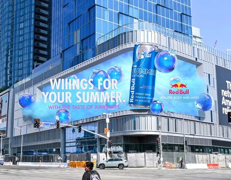 Billboard Winner Projects | Photos, videos, logos, illustrations and branding on Behance Creative Billboard, 3d Billboard, Drink Ads, Billboard Design, 3d Motion, Projection Mapping, Information Architecture, Environmental Graphics, Architecture Visualization