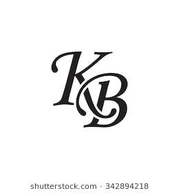 Kb Initials, Two Letter Monogram Initials, Kb Logo, Initials Logo Letters, Monogram Logo Letters, Logo Design Love, Typographic Logo Design, Initials Logo Design, Initial Tattoo