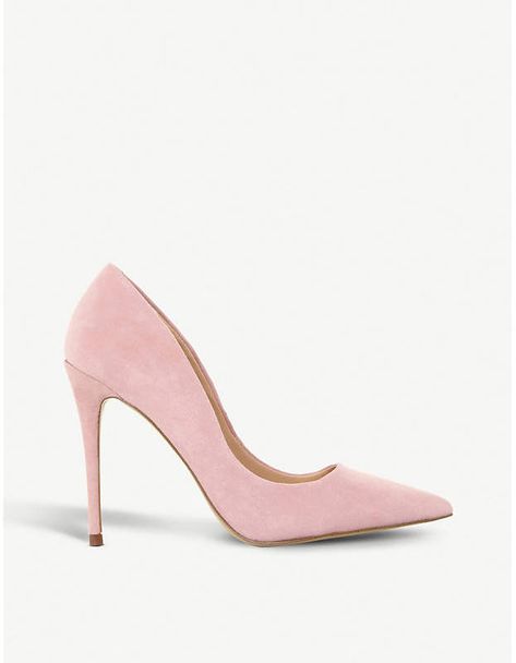 Steve Madden Daisie suede courts - Light pink suede pumps high heels Light Pink Pumps, Blush Pink Shoes, Light Pink Heels, Pink Suede Pumps, Pink Suede Heels, Pink Stilettos, Wedding Pumps, Pink Pumps, Womens Golf Shoes