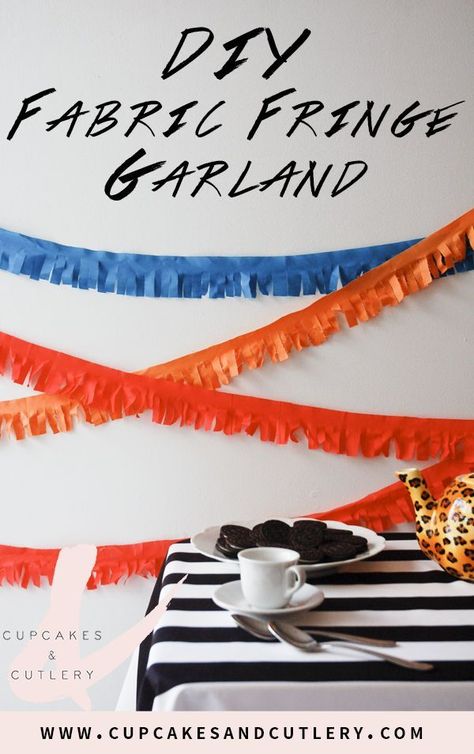 These fabric fringe garlands make great party decorations! I'll show you how to make these DIY reusable backdrop ideas to make your party look amazing! Eco Friendly Birthday Party, Fringe Garland, Conscious Consumption, Backdrop Ideas, Diy Garland, Party Look, Do It Yourself Projects, Indoor Wedding, Ideal Wedding