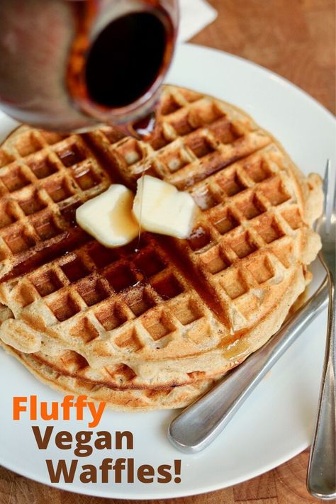 Waffles Recipe Easy, Vegan Waffle Recipe Easy, Chickpea Vegan, Vegan Butter Chicken, Easy Waffle Recipe, Macerated Strawberries, Healthy Waffles, Banana Waffles, Vegan Waffles