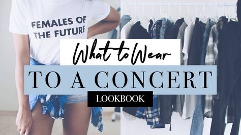 Heading to a music festival or concert and need outfit ideas? Check out my concert lookbook for a few easy and effortless style options! [VIDEO] LOOKBOOK | What to Wear to a Concert http://ventifashion.com/concert-lookbook/ #concertstyle Blues Concert Outfit, Concert Lookbook, Edm Concert, Wear To A Concert, Concert Fashion, Concert Outfit Ideas, Last Month, Concert Outfit, Music Festival