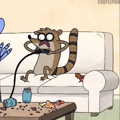 Mad Cartoon Network, Rigby Regular Show, Best Friend Wallpaper, Network Icon, Regular Show, By Any Means Necessary, Friends Wallpaper, Cartoon Wallpaper Iphone, Matching Wallpaper