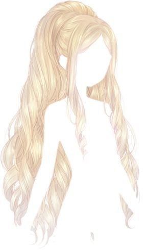 Girl Hair Drawing, Love Nikki, Pelo Anime, Manga Hair, Blonde Wavy Hair, Nikki Dress, Hair Sketch, Fantasy Hair, Drawing Anime Clothes