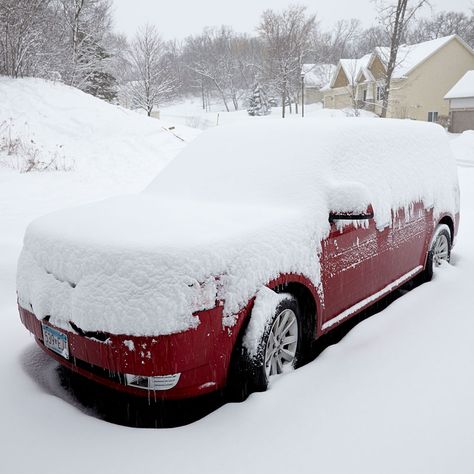 If you’re in for a huge snowfall, start clearing the snow before it reaches 6 in. Sure, you’ll spend more time snow blowing, but your 13 SNOW BLOWING TIPS. machine won’t have to work as hard, and it’ll throw the snow farther. That’ll reduce the height of the snowbanks flanking your driveway. Snowblower Storage, Ariens Snowblower, Driveway Markers, Make Snow, Lawn Mower Repair, Lawn Care Business, Outdoor Garden Planters, Gas Cans, Car Wax