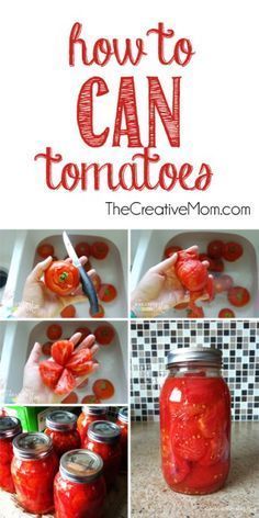 Kitchen Knowledge, Canning Tomatoes Recipes, Can Diced Tomatoes, Pressure Canning Recipes, Tomato Recipe, Freezing Food, Canning Fruit, Garden Tomatoes, Jar Food