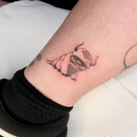 The cutest Appa tattoo with @pyperraewilliams today 🫶 • • • • • • #tattooideas #tattoodesigns #arttattoo #flowertattoo #tattoogirl #tattoo #manga #tattoopopculture #popculture #weeb #popculturetattoos #finelinetattoo #tattoo #tattoos #feminietattoos #fineline #animefineline #girlyanime #abstracttattoo #classicalart #newcastletattoos #finelinetattoos #moderntattoos #tattooartists #australiantattoos #delicatetattoo #linetattoos #australiantattoosartist Momo Avatar Tattoo, Appa Avatar Tattoo, Feminie Tattoos, Appa Tattoo, Appa Avatar, Avatar Tattoo, Tattoos Inspiration, Delicate Tattoo, Modern Tattoos