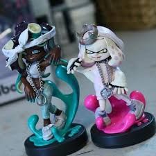 Action Figure Storage, Pearl Marina, Splatoon Figures, Pearl Fanart, Octo Expansion, Marina Splatoon, Splat Tim, Figure Storage, Pearl And Marina