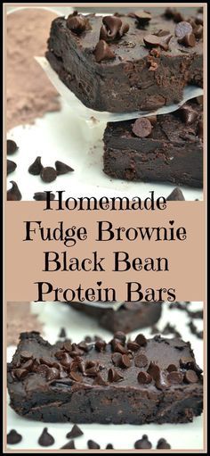 Black Bean Protein, Homemade Fudge Brownies, Brownies Caramel, Homemade Chocolate Fudge, Vegan Protein Bars, High Protein Desserts, Protein Bars Homemade, Healthy Protein Snacks, Chocolate Fudge Brownies