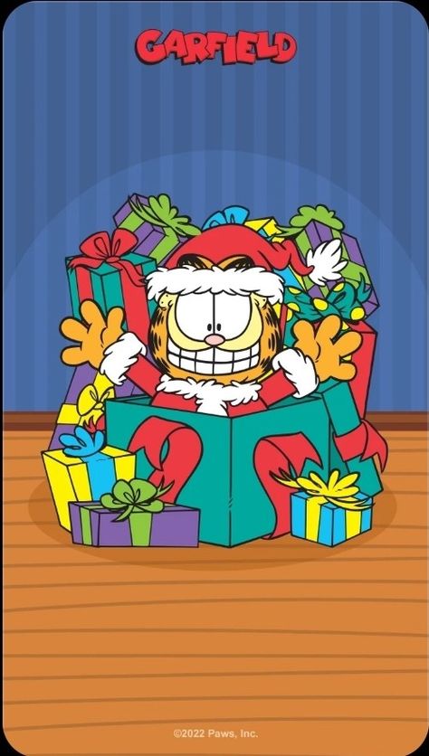 Garf Garfield Christmas Wallpaper, Christmas Garfield, Christmas Quotes Images, Bauble Ideas, Garfield Quotes, Garfield Wallpaper, Garfield Pictures, Christmas Cartoon Characters, Garfield Images