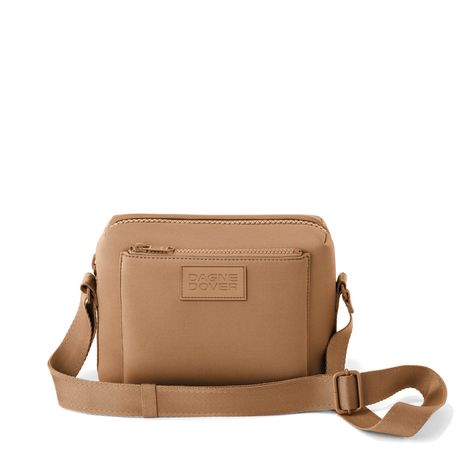 Dagne Dover Micah Crossbody in camel brown. Waterproof Crossbody Bag, Dagne Dover, New Adventure, Work Bags, Small Crossbody Bag, Crossbody Purse, Handbag Accessories, Laptop Bag, Travel Bags