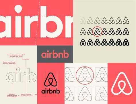 Airbnb Logo, Logo Guidelines, Destination Branding, Visuell Identitet, Logo Evolution, Visual Identity System, Airbnb Design, Brand Manual, Brand Book