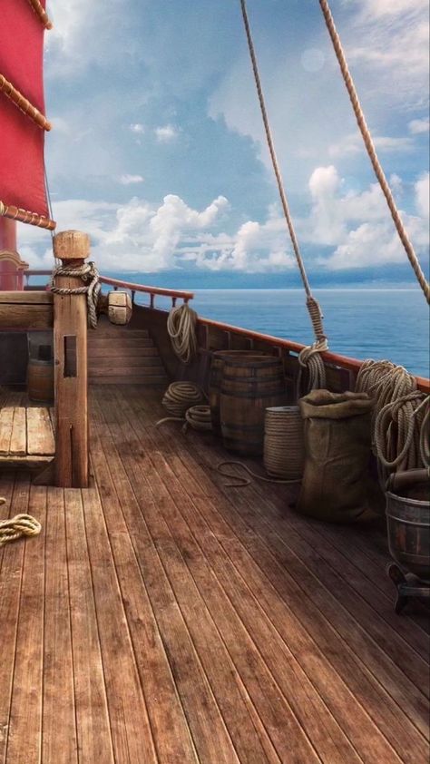 Anime Pirate, Pirate Boats, A Darker Shade Of Magic, Episode Backgrounds, Pirates Cove, Pirate Art, Scenery Background, Ship Drawing, Pirate Life