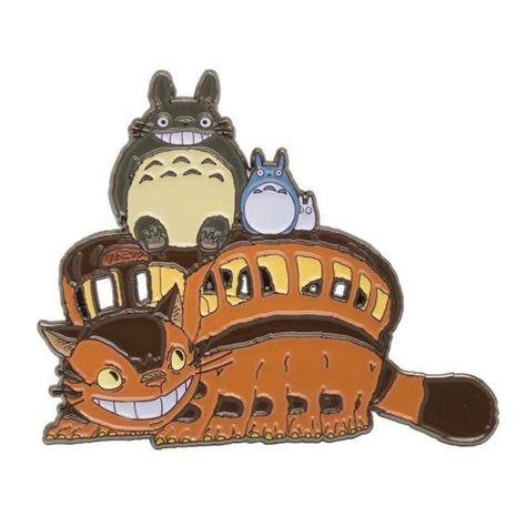 Denim Jacket Pins, Very Cute Cat, Pins On Denim Jacket, Cute Totoro, Totoro Ghibli, Thigh Straps, Pin Bag, Pins Enamel, Cat Enamel Pin