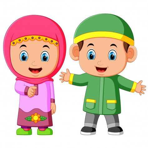 Urdu Stories For Kids, Kid Cartoon, Cartoon Download, Girl Cartoon Characters, Muslim Family, Small Lanterns, Islamic Cartoon, Islamic Culture, Muslim Kids