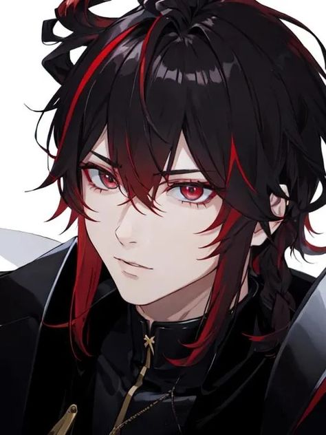 Damien (male, short black hair, red eyes) in the par... Night Casual Outfit, Black Hair And Red Eyes, Black Hair Red Eyes, Red Hair Brown Eyes, Park At Night, Red Hair Men, Black Red Hair, Short Black Hair, Vibrant Eyes