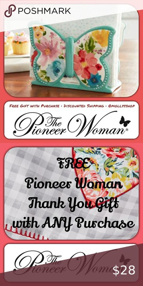 💕 New Pioneer Woman Breezy Blossom Napkin Holder Pioneer Woman Kitchen Design, Ranch Cowgirl, Pioneer Woman Kitchen, Like A Butterfly, Special Gifts For Her, Ree Drummond, The Pioneer Woman, Home Decorating Ideas, Antique Mall