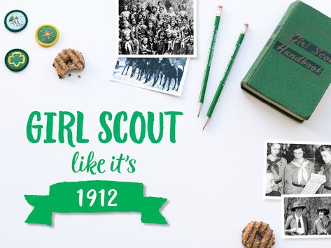 Girl Scout like it's 1912 Girl Scouts History, Girl Scout Daisy Activities, Juliette Gordon Low, Girl Scouts Brownies, Girl Scout Daisy, Girl Scout Activities, Troop Leader, Girl Scout Swap, Girl Scout Leader