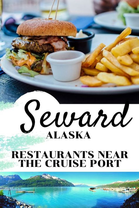 Here you can find the best Seward Alaska Restaurants  Dining Alaska Restaurants, Alaska Cruise Tips, Sitka Alaska, Seward Alaska, Alaska Cruise, Cruise Port, Cruise Tips, Homemade Soup, Chicken Burgers