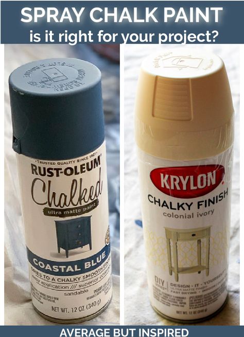 Furniture Archives - Average But Inspired Rustoleum Chalk Paint Colors Chart, Rustoleum Chalk Paint Colours, Rustoleum Chalked Spray Paint, Spray Chalk Paint, Chalk Paint Brands, Rustoleum Chalked, Spray Chalk, Chalk Spray Paint, Rustoleum Chalk Paint