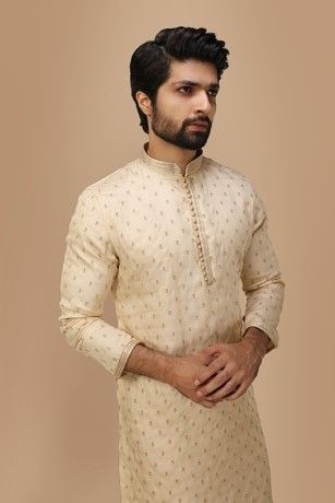 Cream Kurta Pajama Men, Beige Kurta Men, Cream Kurta Men, Pathani Kurta Pajama, Kurta Short, Boys Waistcoat, Boys Kurta Design, Kurta Pajama Men, Gents Kurta Design