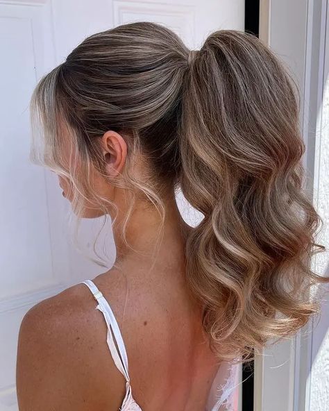 Trending Ponytail Hairstyles, Trendy Ponytail Hairstyles, Trendy Ponytail, Prom Ponytail Hairstyles, Bridesmaid Hair Ponytail, Fancy Ponytail, Bridal Ponytail, Cute Ponytail, Cute Ponytail Hairstyles