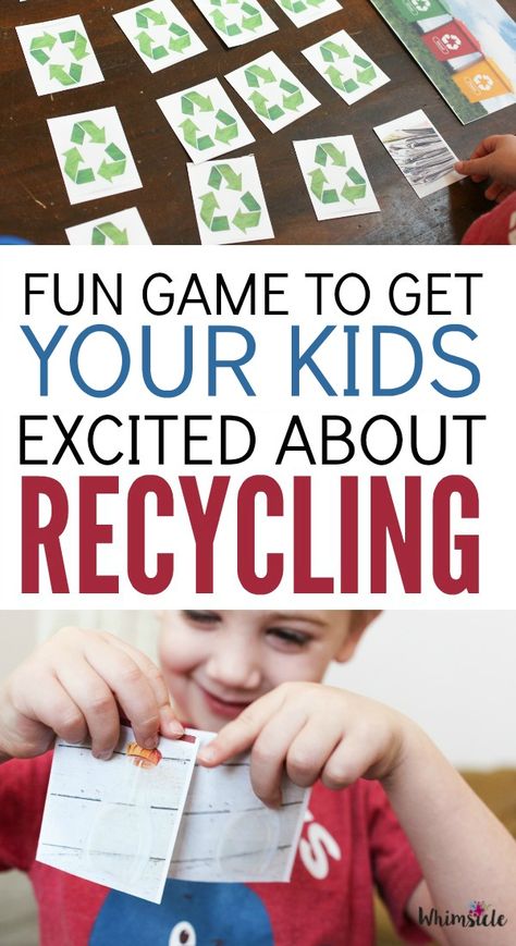 Recycling Sorting Game: Fun, Free Way to Get Kids Excited - No Guilt Mom Recycling Games, Recycling For Kids, Eco Friendly Kids, How To Recycle, Sorting Games, How To Teach Kids, Potty Training Tips, Literacy Programs, Fine Motor Skills Activities