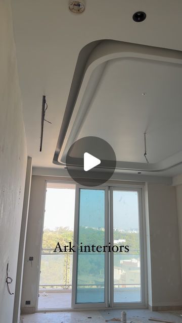 ARK INTERIORS on Instagram: "Final look of our most loved false ceiling design!  . . . . . . . . . . #interior #work #interiordesigner #delhi #interiordesign #ark #reelitfeelit #modern #designer #gurgaon #ceiling #ceilingdesign #ceilinglight #curve #curves #curved #curveceiling #arkinteriors #hardwork #working" Double Cove Ceiling Design, False Ceiling Design Dining, Reverse Cove False Ceiling, Small Ceiling Design, Curve False Ceiling Design, Modern Bedroom False Ceiling Design, Curved False Ceiling, Curved Ceiling Design, Luxury False Ceiling Designs