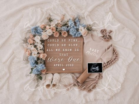 Prego Announcement, Digital Baby Announcement, Baby Announcement Pictures, Digital Pregnancy Announcement, Boho Maternity, Baby Gender Reveal, Pregnancy Reveal, Expecting Baby, Baby Reveal