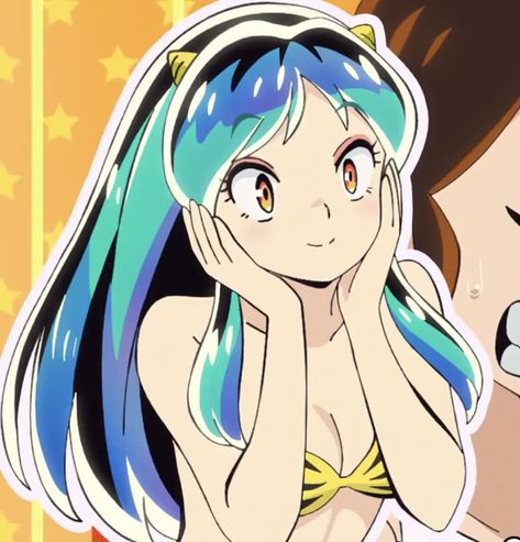 Lum And Ataru, Goddess Name, 80s Anime Aesthetic, Lum Urusei Yatsura, Urusei Yatsura Lum, Lum Invader, Backgrounds Cute, Cute Kawaii Anime, Tiger Girl