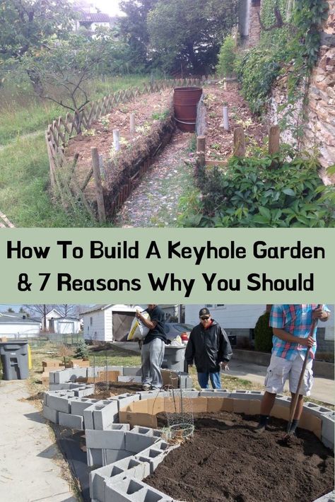 How To Build A Keyhole Garden & 7 Reasons Why You Should Keyhole Garden Design, Outdoor Decorations Ideas, Outdoor Decoration Ideas, Planting Marigolds, Keyhole Garden, Garden Layouts, Fantasy Garden, Future Garden, Organic Vegetable Garden