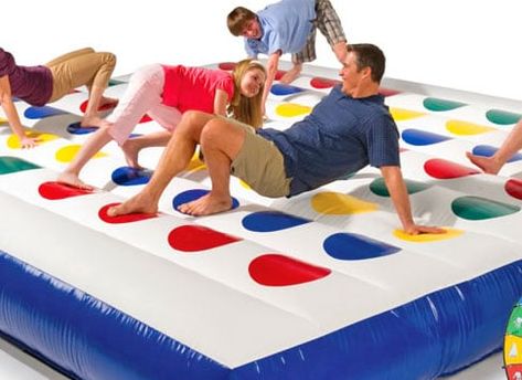 Giant Inflatable Twister Game Outdoor Twister Game, Outdoor Twister, Giant Twister, Outdoor Drinking Games, Jumbo Games, Twister Game, Dots Game, Minute To Win It Games, Birthday Party For Teens