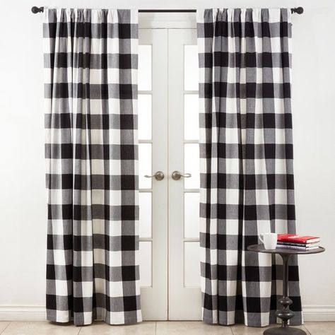 This lovely buffalo plaid curtain will bring a classic charm to your room décor. Think cozy comfort and integrated décor when matched with same design throws and pillows. Every time you step into the room, it will delight your sight. Buffalo Plaid Curtains, Kitchen Curtain Designs, Simple Farmhouse Kitchen, Plaid Room, Farmhouse Kitchen Curtains, Buffalo Check Curtains, Check Curtains, Plaid Curtains, Meme Design