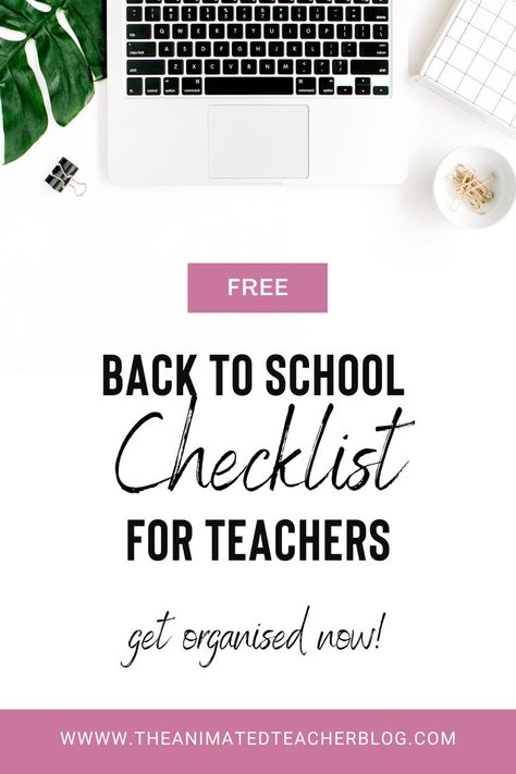 back to school checklist for new beginning teachers Teacher Back To School Checklist, Teacher To Do List Before School Starts, Back To School Checklist For Teachers, Teacher Checklist Before School Starts, Back To School To Do List, School Todo List, Teacher Binder Organization, Teacher Checklist, Back To School List