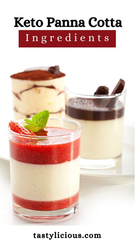 Keto Panna Cotta Ingredients | keto panna cotta agar | keto vanilla panna cotta recipe Keto Panna Cotta, Gelatin Recipes Desserts, Panacota Recipe, Panda Cotta, Flan Recipes, Vegan Panna Cotta, Low Residue Diet, Vanilla Panna Cotta, Dreams Will Come True