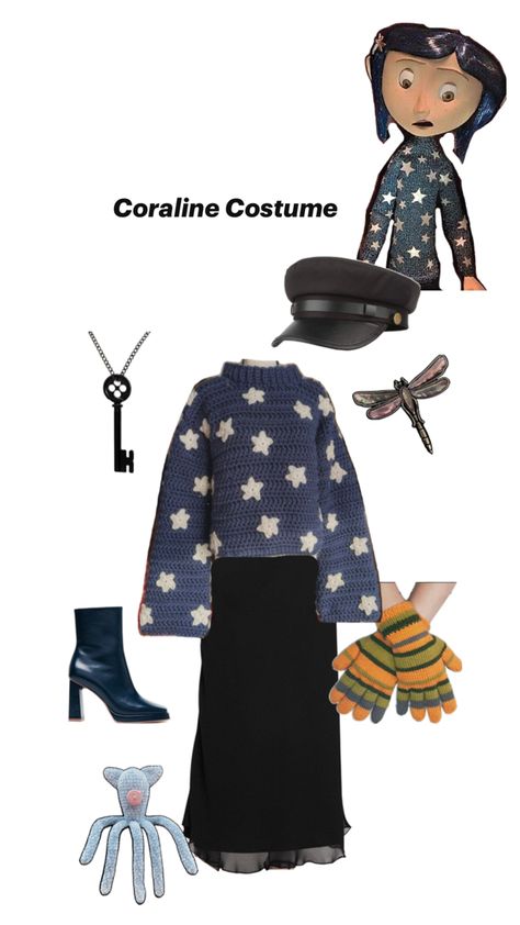 Coraline Halloween Costume, Coraline Costume, Horror Halloween Costumes, Classy Halloween Costumes, Trio Halloween Costumes, Pumpkin Dress, Pumpkin Outfit, Pretty Halloween Costumes, Spooky Halloween Party