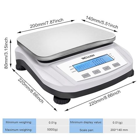 Amazon.com: Lab Scale 2000g/0.01g High Precision Digital Scale Analytical Balance Electronic Scale for Kitchen Lab Weighing : Office Products Analytical Balance, Body Scale, Body Fat Scale, Smart Scale, Average Body, Electronic Scale, Weight Scale, Digital Scale, Body Composition