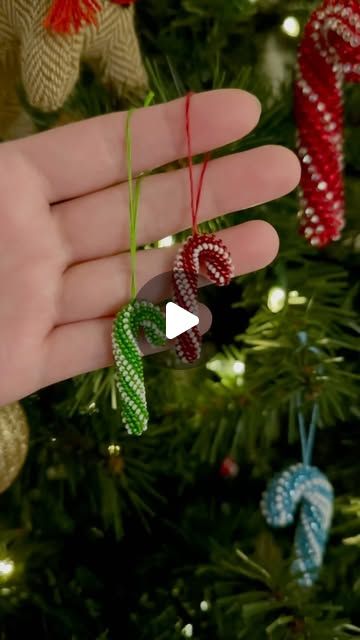 CauliCrochet on Instagram: "These bead crochet candy canes look good enough to eat! 🍭✨Just uploaded a free beginner-friendly tutorial for these on YouTube. It’s the perfect project if you’re just starting out with bead crochet 🥰 #crochet #beadcrochet #cute #candycane" Crochet Candy Canes, Crochet Candy Cane, Crochet Candy, Just Start, Bead Crochet, Candy Canes, Good Enough, Candy Cane, Candy