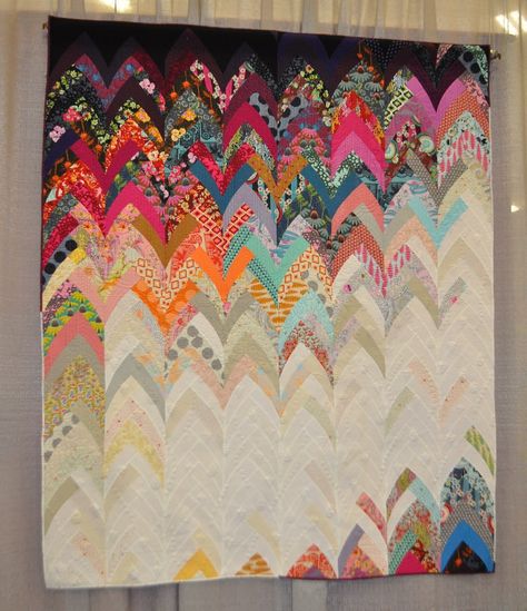 Braid Quilt, History Of Quilting, Herringbone Quilt, Dresden Quilt, Quilt Studio, Abstract Quilt, Quilt Modernen, Crafting Inspiration, String Quilts