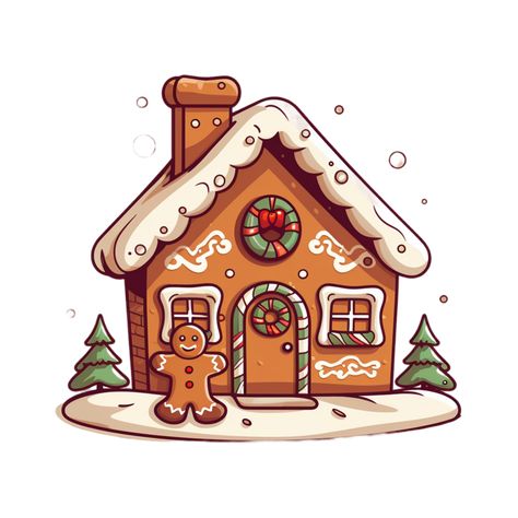 Gingerbread House Sketch, Ginger Bread House Drawing, Gingerbread Drawings, Gingerbread House Cartoon, Gingerbread House Drawing, Gingerbread House Clipart, Winter Classroom Decorations, House Clipart, Winter Classroom